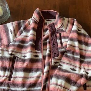American eagle aztec patterned fleece
